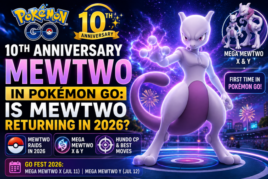 10th Anniversary Mewtwo in Pokémon GO: Is Mewtwo Returning in 2026?